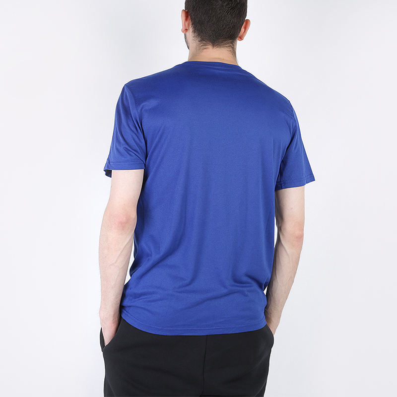 мужская синяя футболка Nike NBA Golden State Warriors Tee AT0680-495 - цена, описание, фото 4
